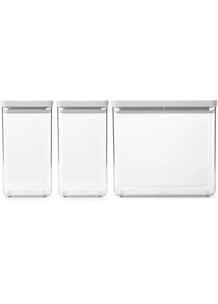 Набір ємностей для зберігання Tasty+ 2х1,6 л + 1х3,5 л 230769 Brabantia (316468870)