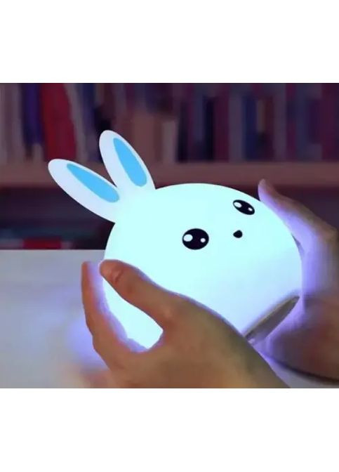 Дитячий силіконовий нічник 3DTOYSLAMP Кролик Digital (363832806)