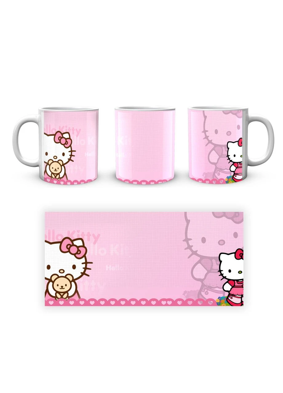Чашка с принтом Hello Kitty Хэлло Китти HK 02.08 Кружка керамическая 0,33 GeekLand (378961525)