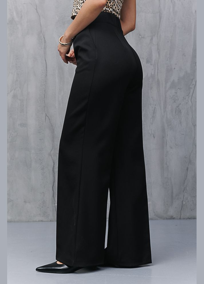 Женские брюки палаццо черного цвета Arjen (289787521)