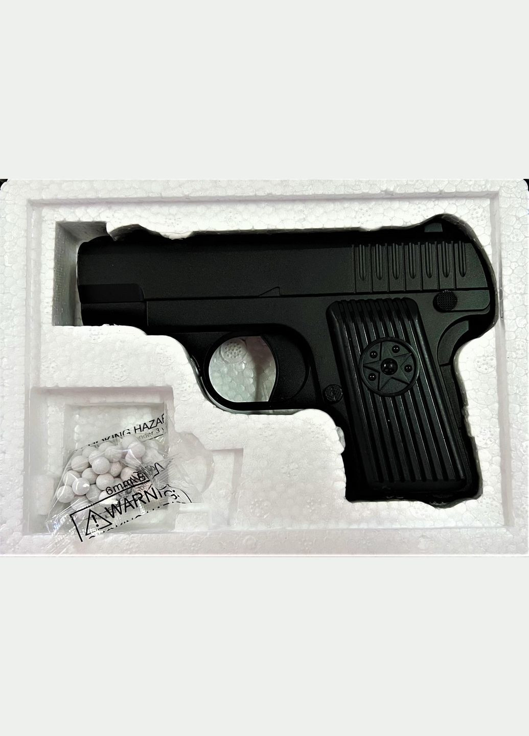 G11 Страйкбольний пістолет пружинний міні ТТ Galaxy метал чорний Huada Toys (330019491)