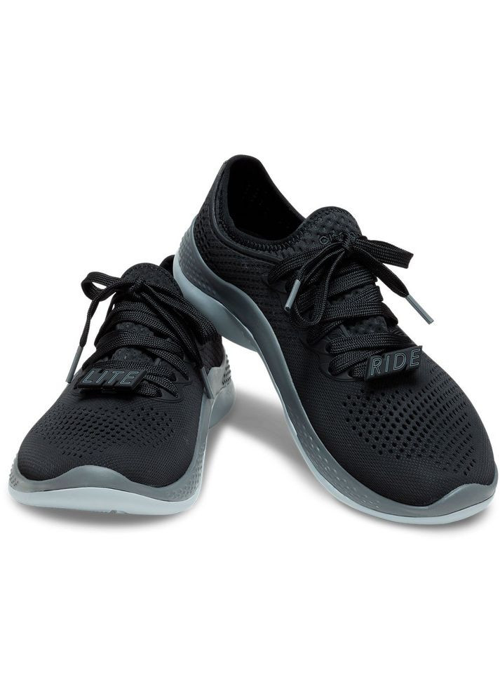 Черные летние кроссовки literide 360 pacer black slate grey Crocs
