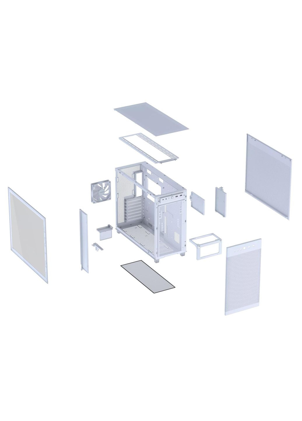 Корпус Prime AP303 TG White (90DC00V3-B39010) Asus (370620875)