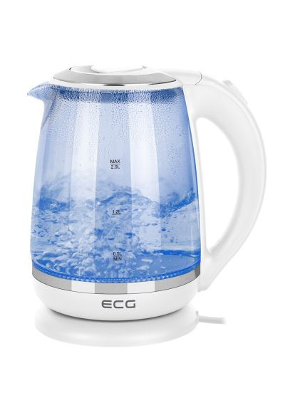 Електрочайник (RK2020 White Glass) ECG RK 2020 White Glass (366691405)