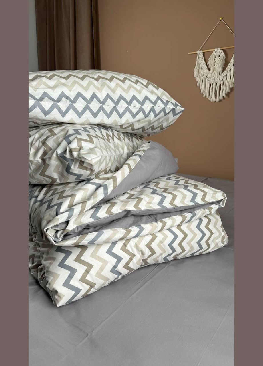 Комплект постельного белья евро Ранфорс 00031 Freshery 0003125 No Brand (346055538)