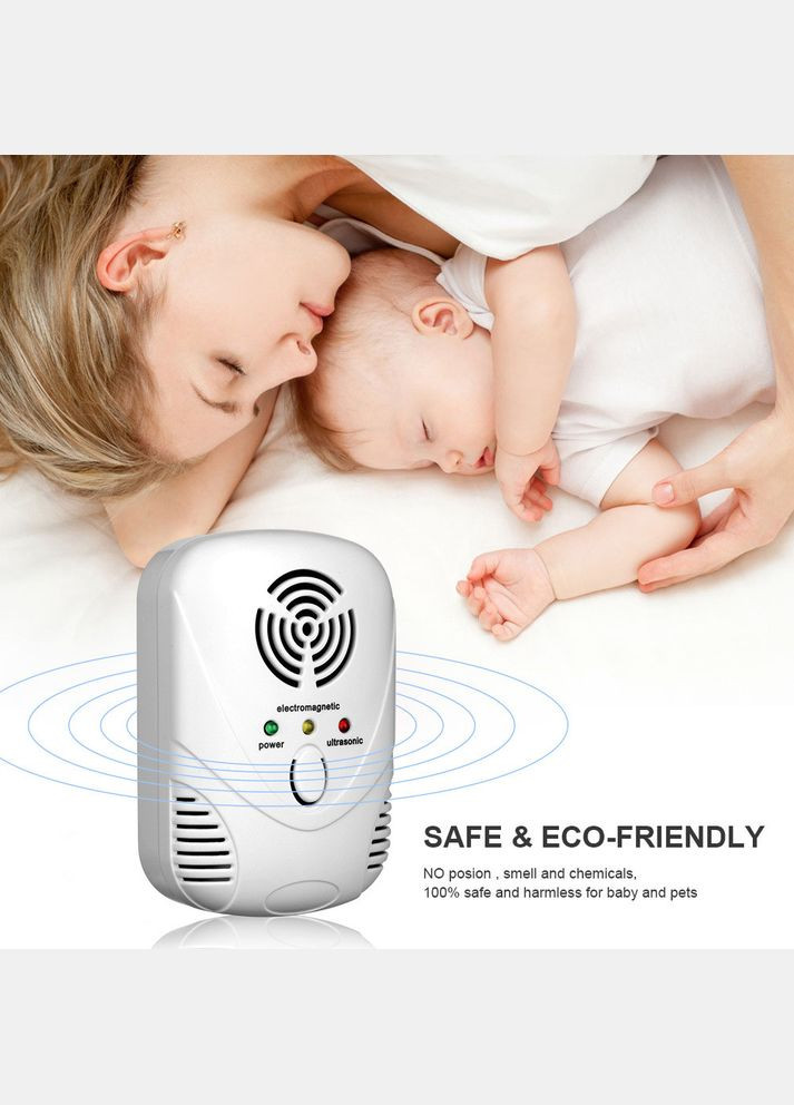 Відлякувач електромагнітний з ультразвуком від мишей, тарганів, різних комах ( код: DC-9001 ) Ultra (331902334)