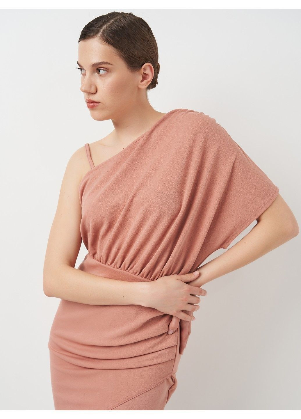 Темно-рожева кежуал сукня PrettyLittleThing однотонна