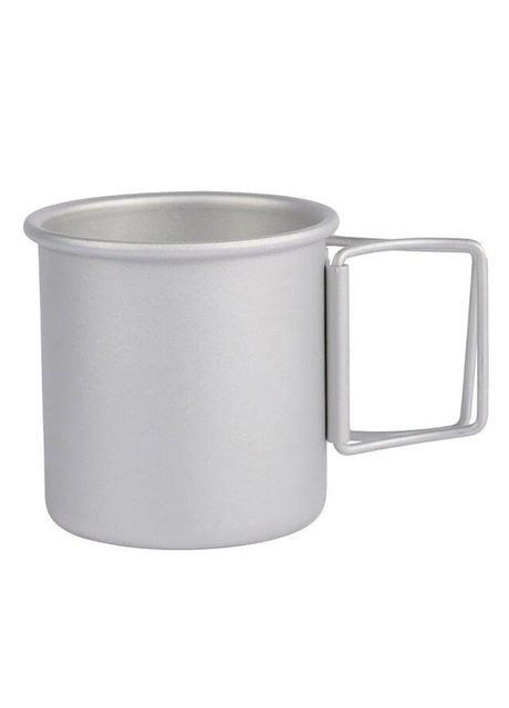 Туристичний кухоль silver 300 мл зі складаними ручками No Brand (365721634)
