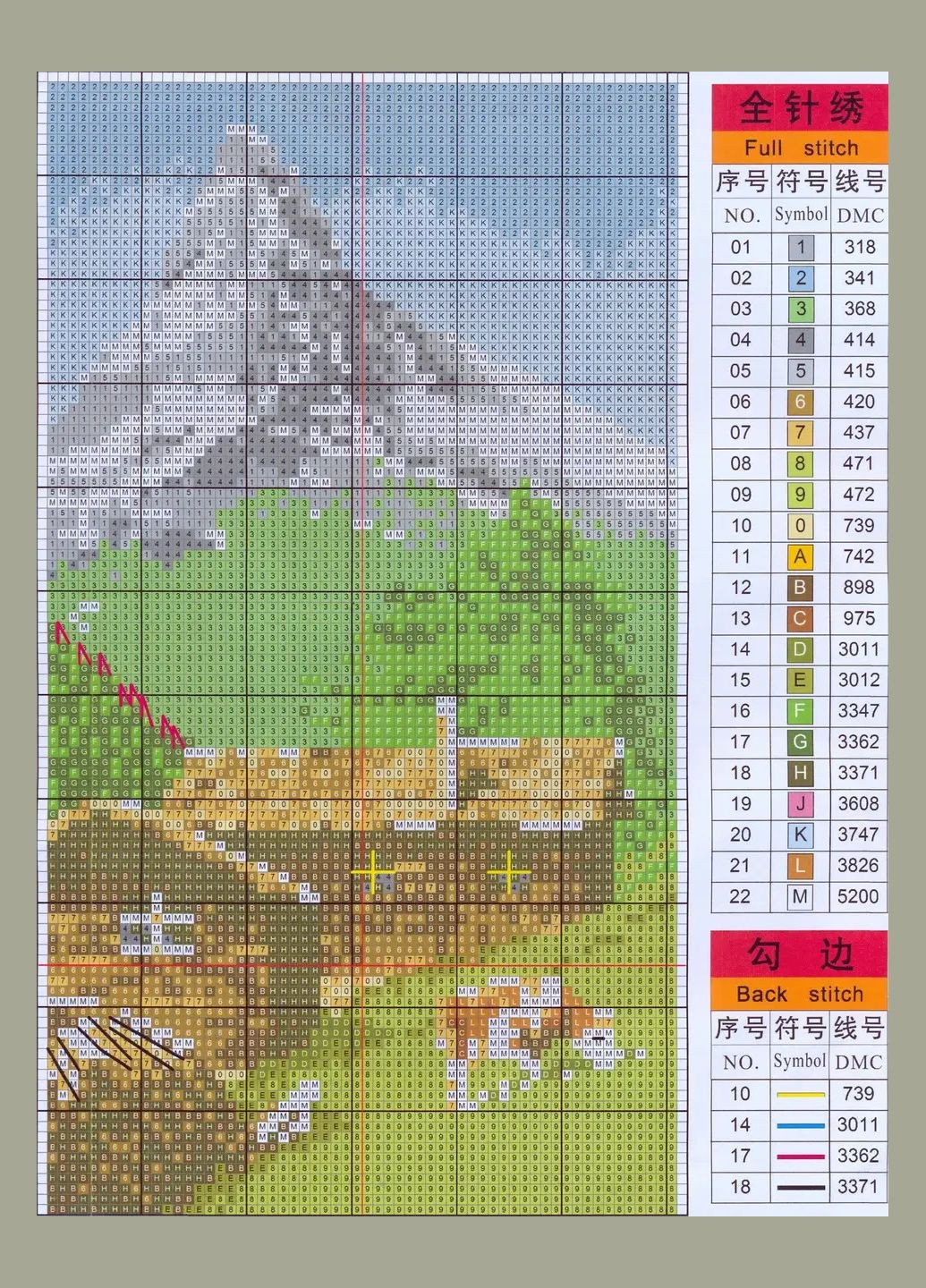 Набір для вишивання за нанесеною на канву схемою "The Alps". AIDA 14CT printed, 16*38 см Joy Sunday (313614353)