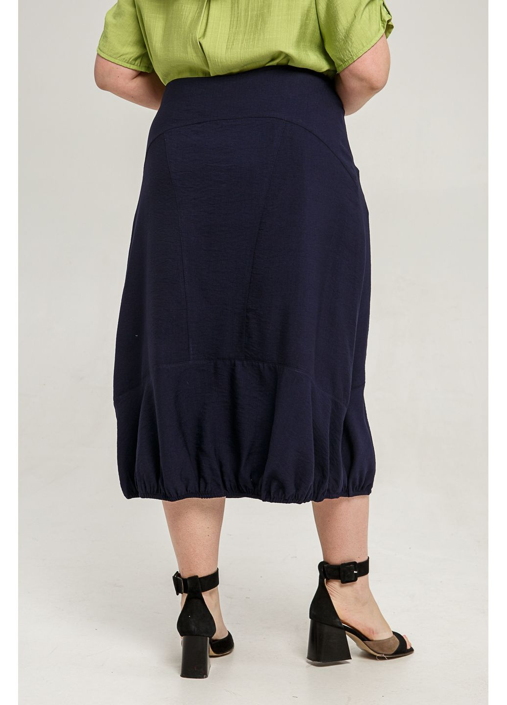 Спідниця кльош із жатого льону All Posa (ap101464p) A'll Posa (360920084)