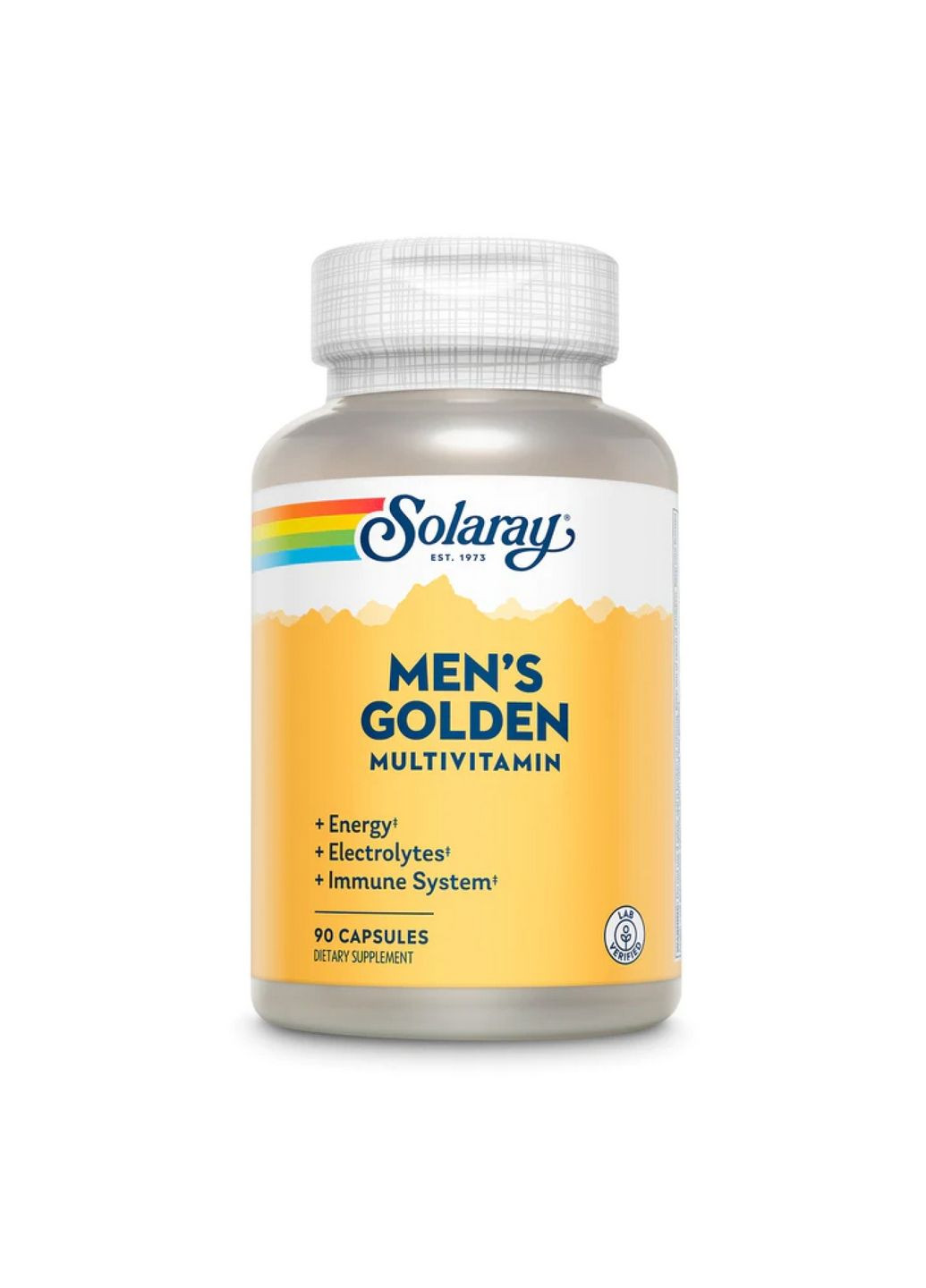 Вітаміни та мінерали Men's Golden Multi-Vitamin - 90 caps Solaray (296189277)