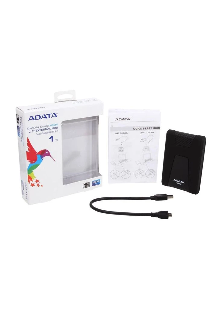 Зовнішній жорсткий диск 2.5" 1TB (AHD650-1TU31-CBK) ADATA (372614182)