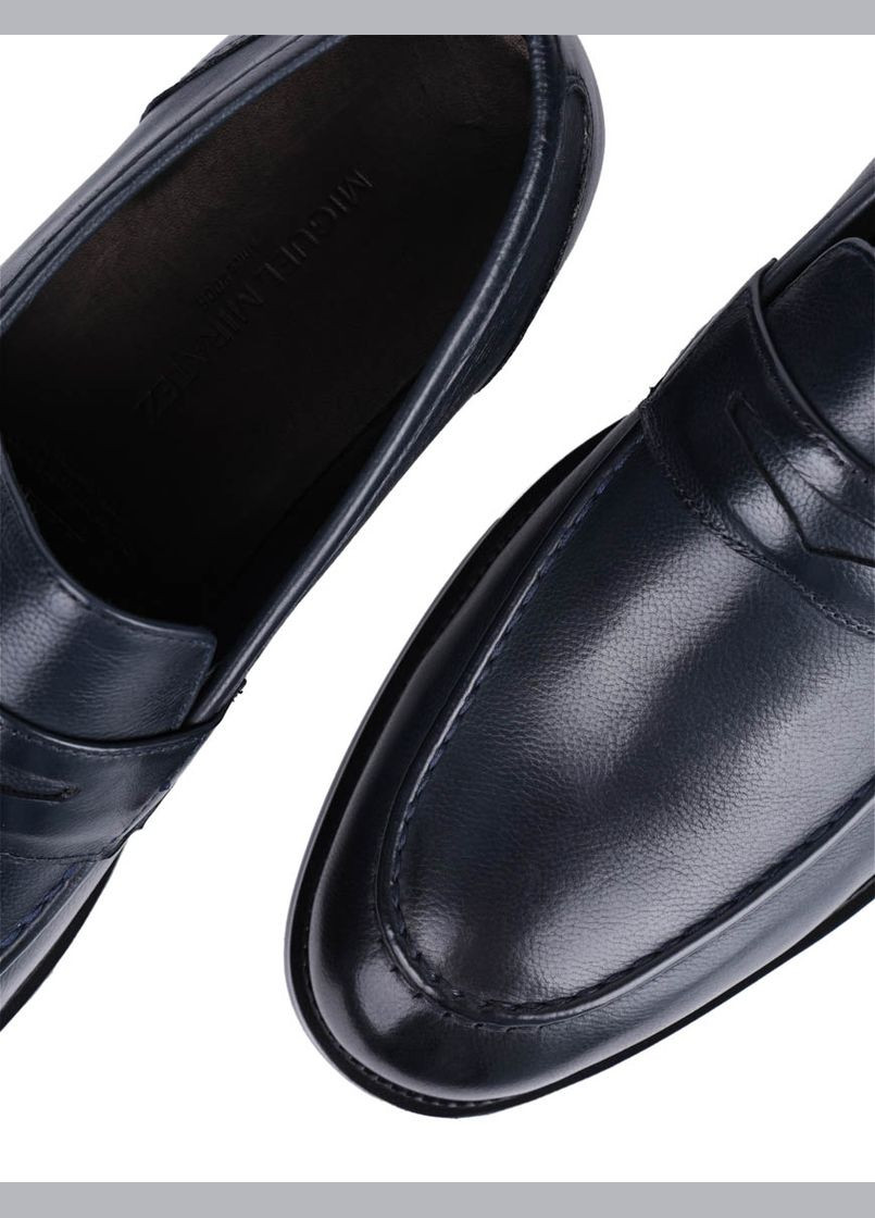 Чоловічі Туфлі KT1535-100-A601 Синій Шкіра Miguel Miratez (325609357)