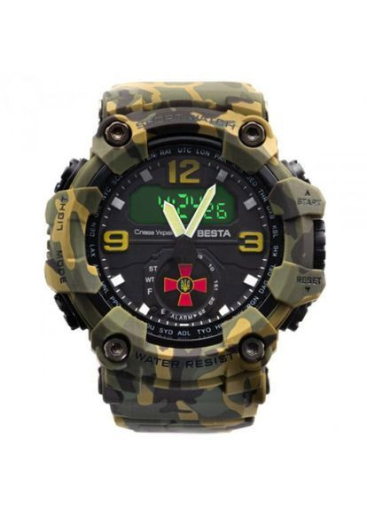 Наручний годинник чоловічий Brave ЗСУ Мілітарі (2993) Besta (362711516)