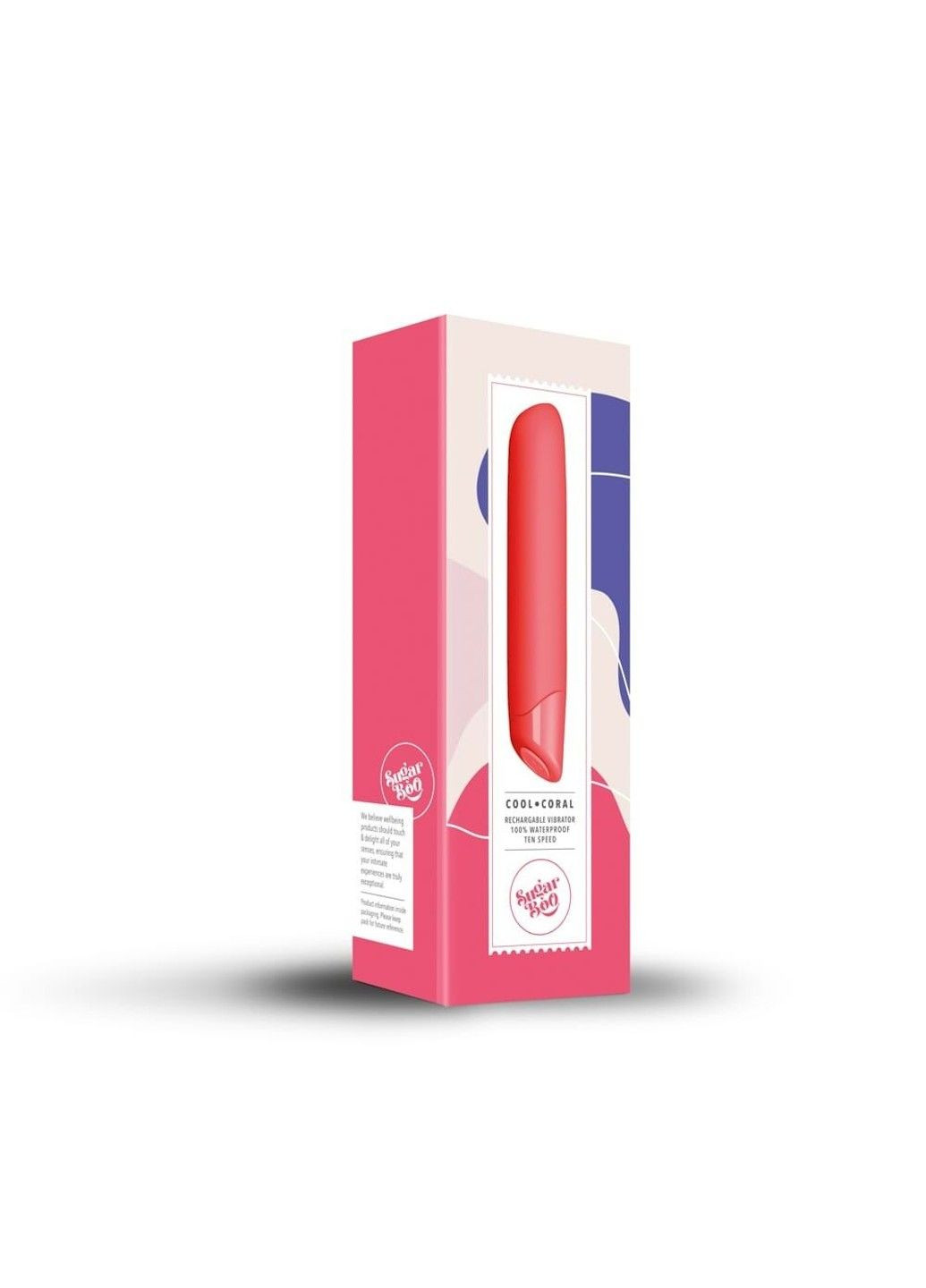 Вібратор Cool Coral, 10 рівнів інтенсивності SugarBoo (334000960)