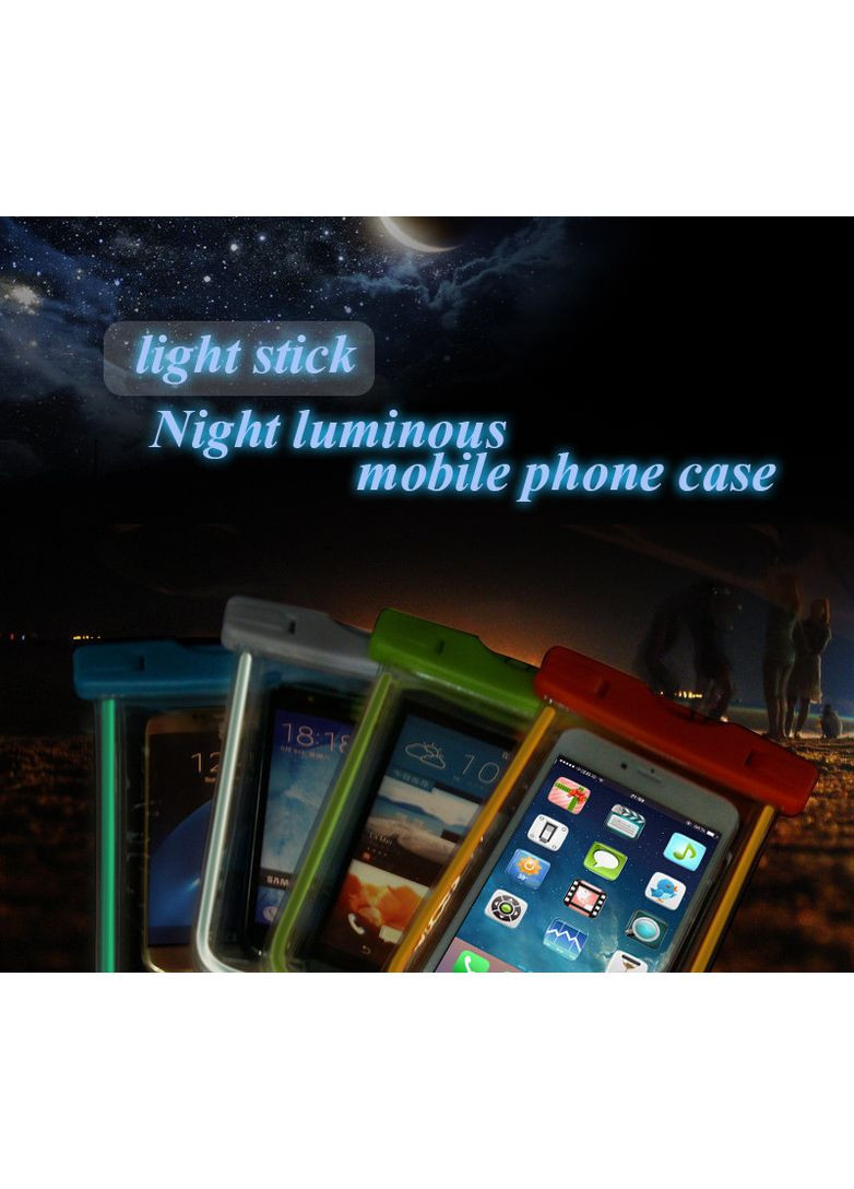 Універсальний водонепроникний чохол для телефону з обідком, що світиться, оранжевий. Trends (360897152)