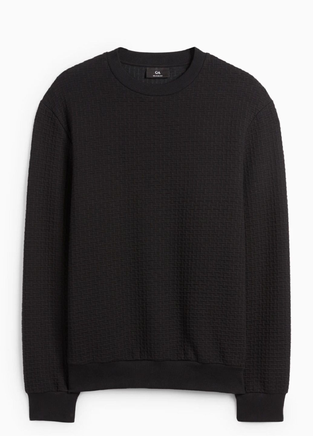 Черный свитшот C&A однотонный (361675917)