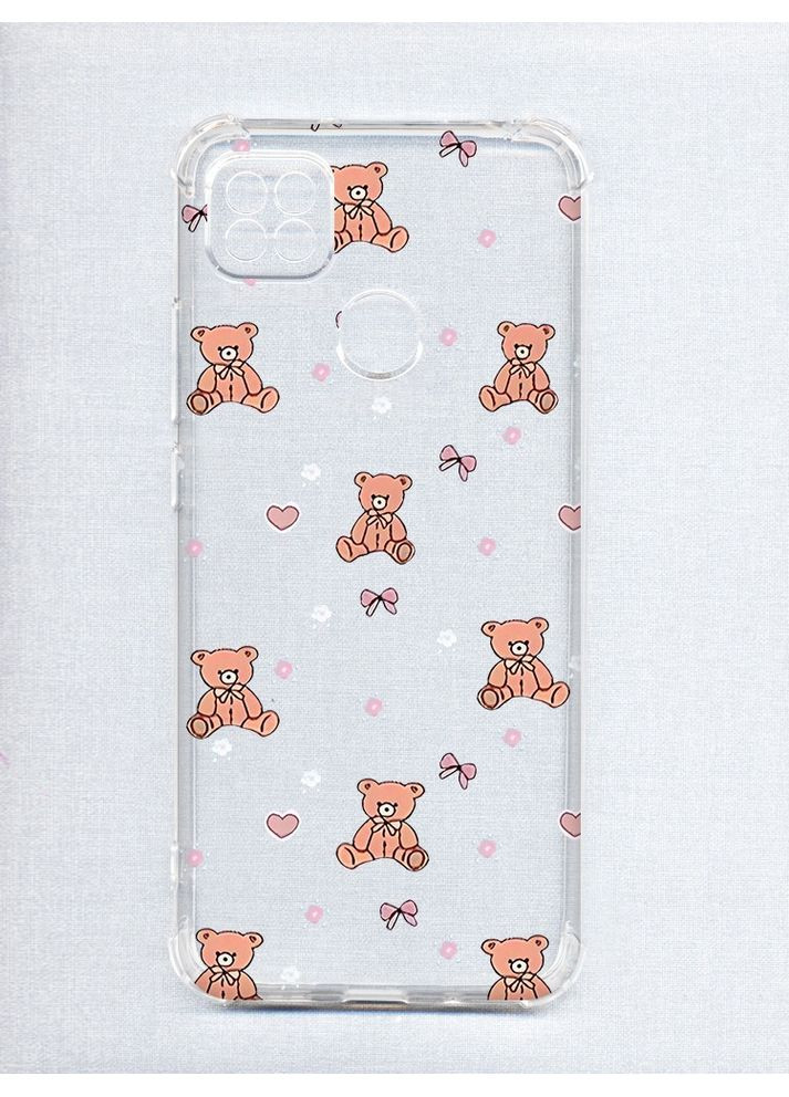 Чохол з потовщеними кутами на Xiaomi Redmi 9C/10A Медвежата (принт 418) Creative (361112787)