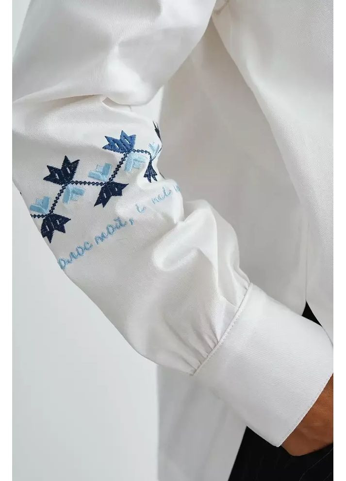 Белая повседневный рубашка Rica Mare