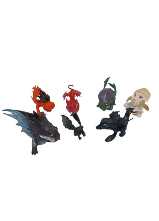 Як приручити дракона фігурки How to Train Your Dragon 7 шт 37 см Shantou (280258017)