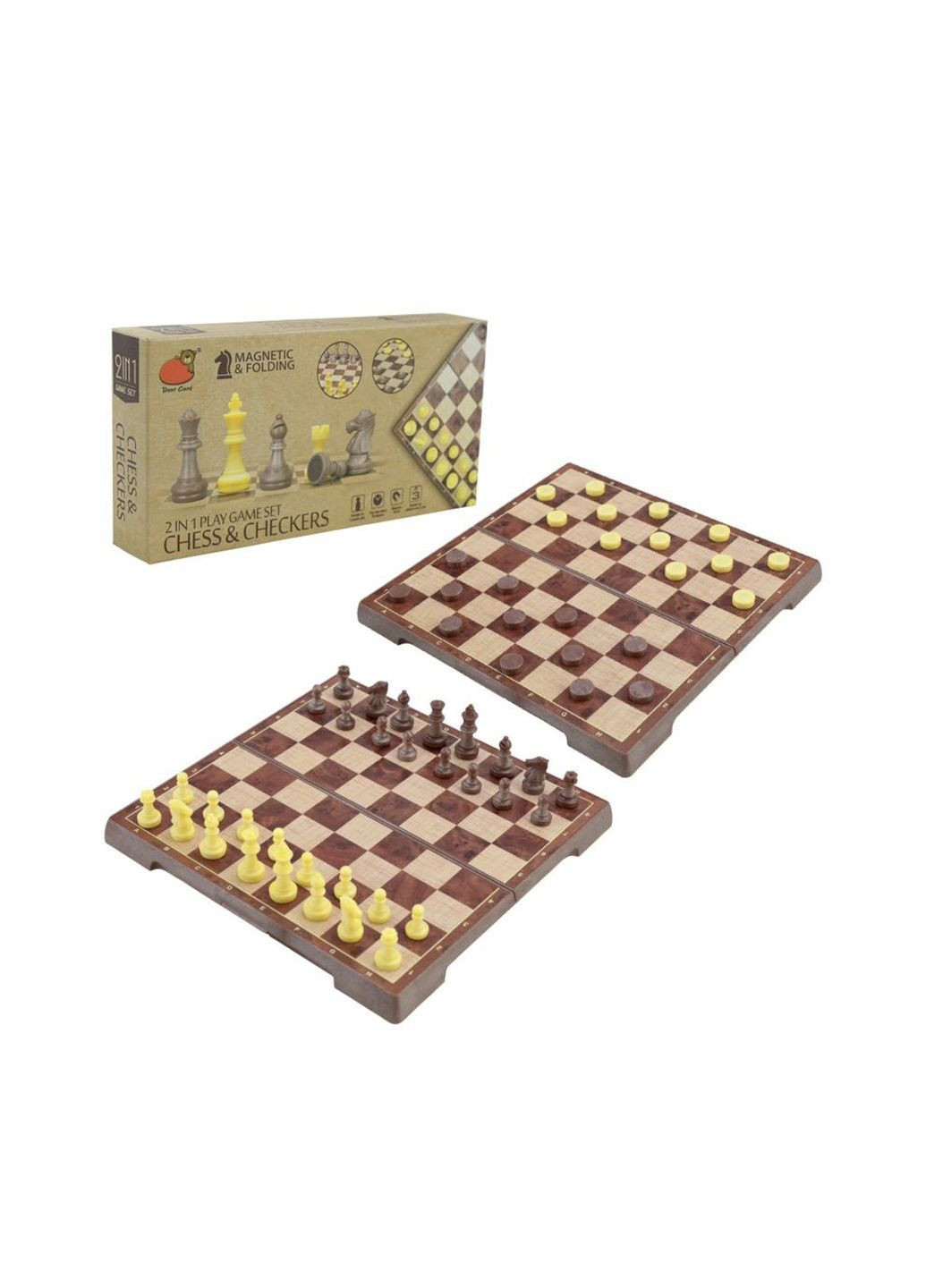 Настольная игра "Шахматы и Шашки" цвет разноцветный CB-00287799 No Brand (368296115)