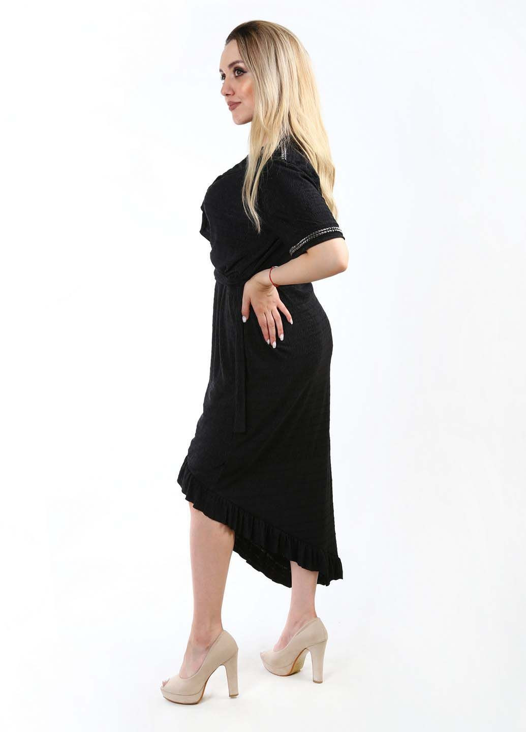 Черное кэжуал платье NU DENMARK однотонное