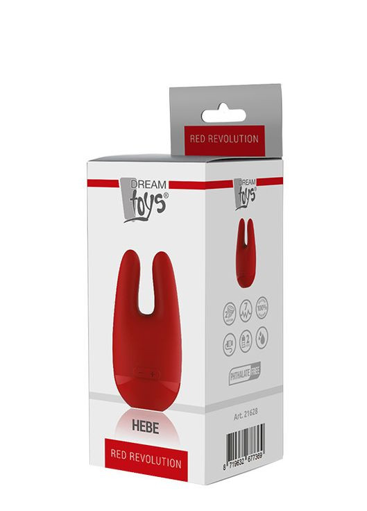 Вибростимулятор Dream Toys RED REVOLUTION для клитора и сосков, красный No Brand (303895044)