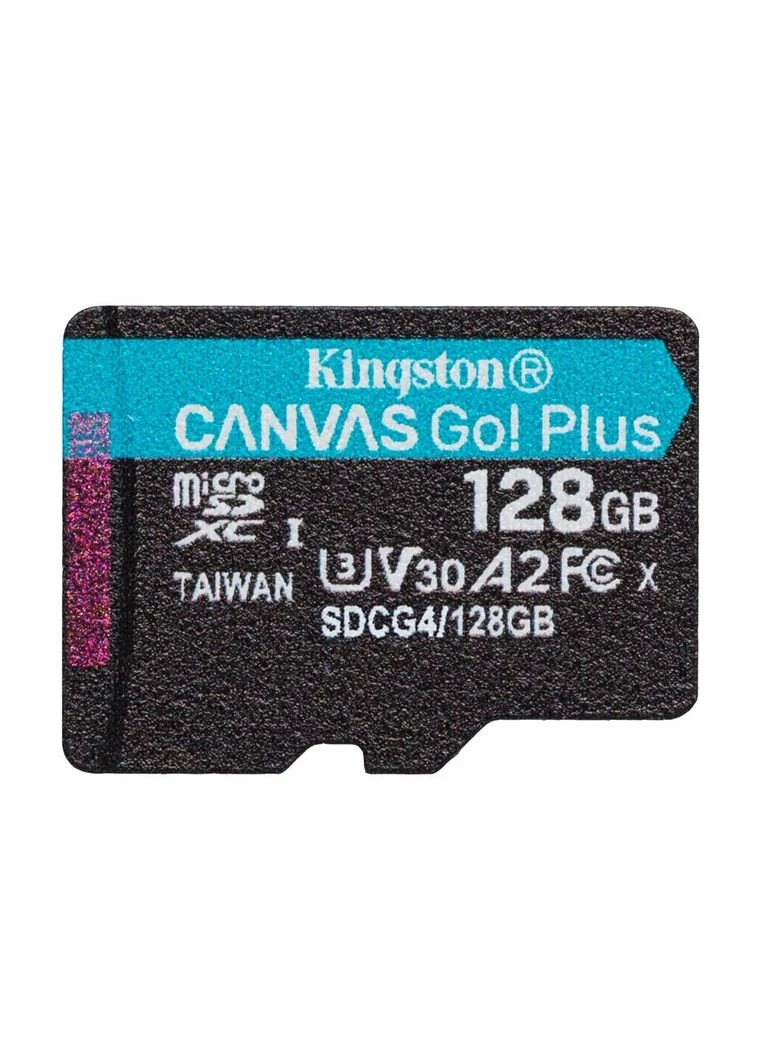Карта пам`яті MicroSDXC 128GB UHS-I/U3 Class 10 Canvas Go! Plus R200/W200MB/s (SDCG4/128GBSP) Kingston (401048285)