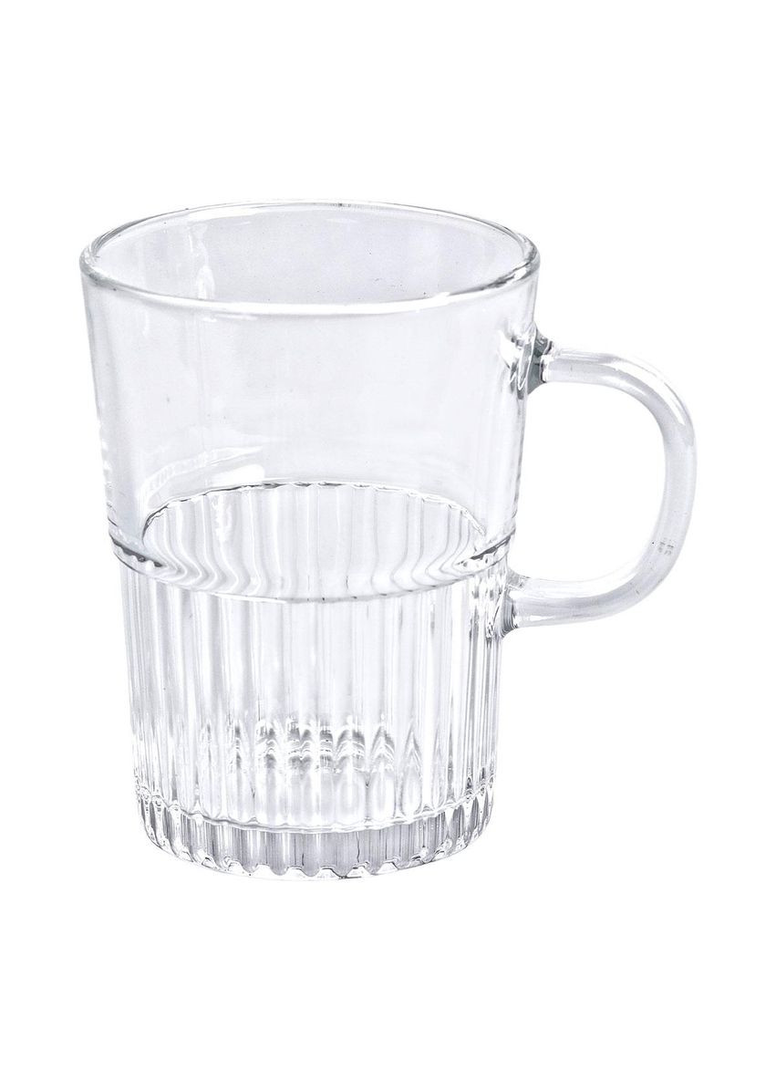 Набор чашек стеклянных 2 шт для чая и кофе 500 мл прозрачные HP-YH-70 Yiwu (351431467)