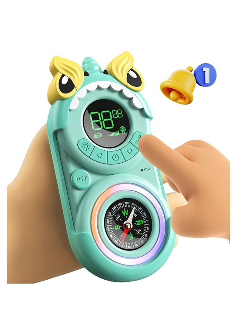 Комплект дитячих рацій з USB-зарядкою (2 штуки, радіус до 3 км) / Дитячі рації акумуляторні/Місяча рація Mhz (369938810)