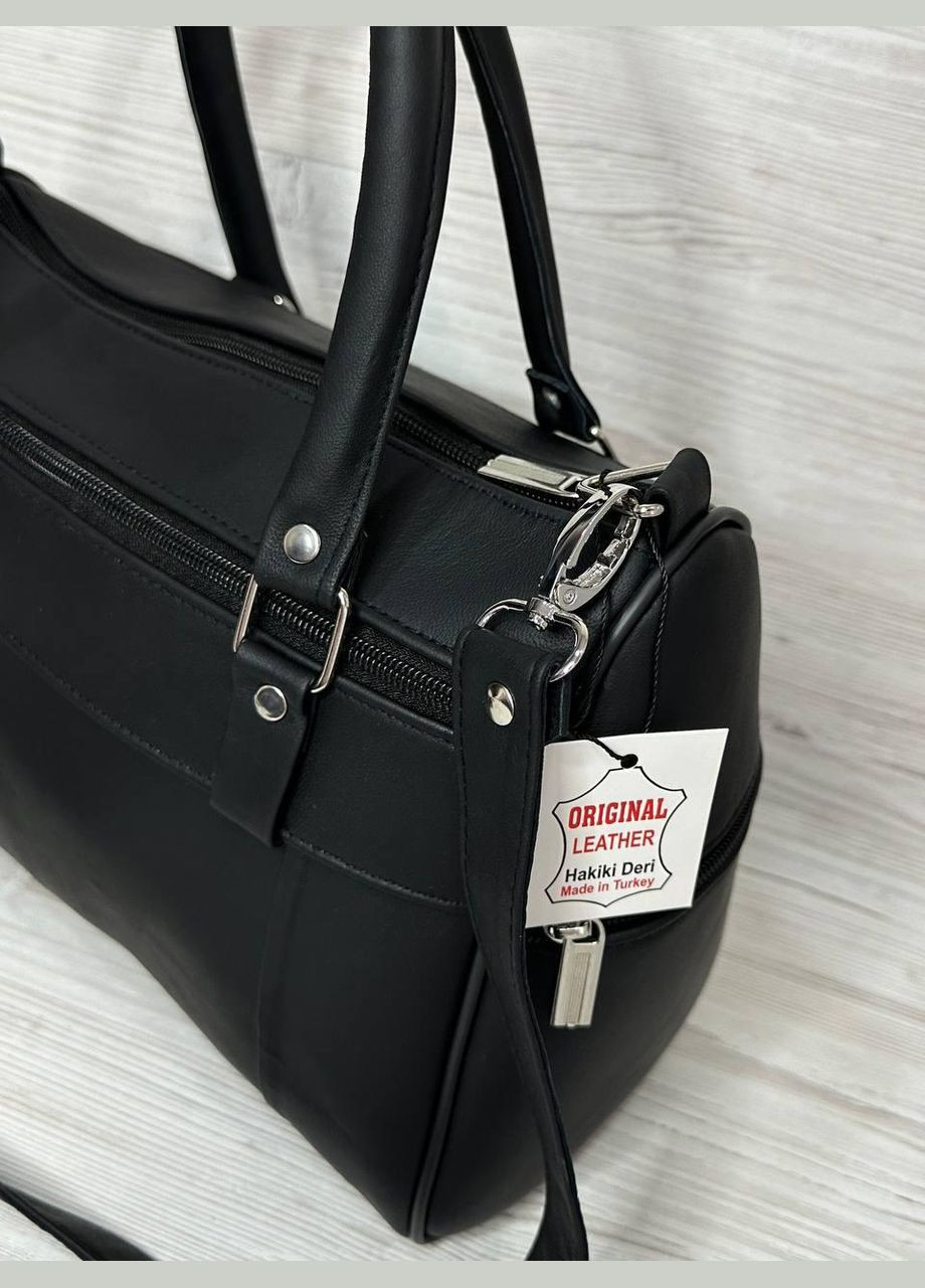 Сумка женская черная матовая натуральная кожа 109002 No Brand (322111294)