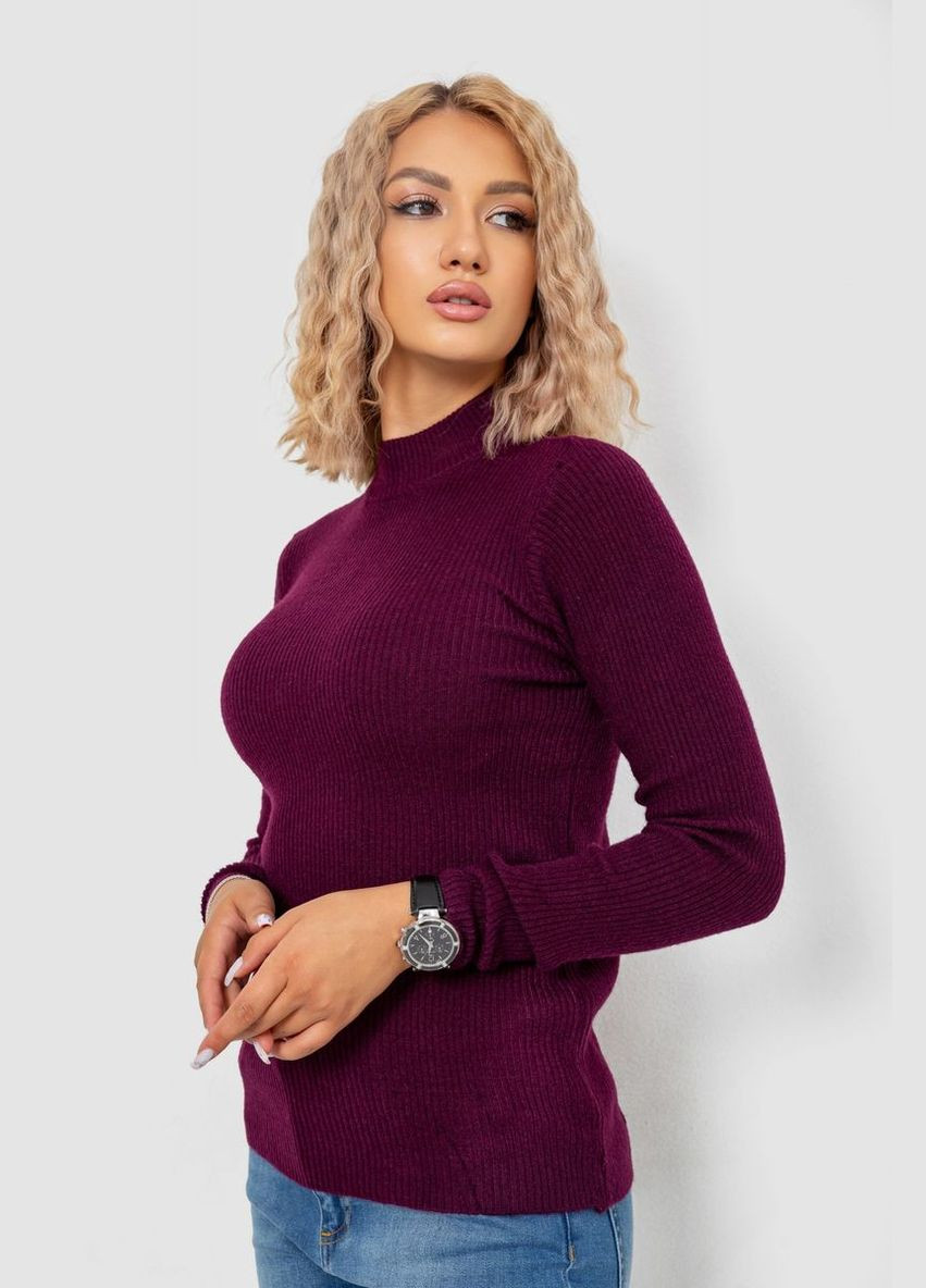 Сливовий демісезонний кофта жіноча однотонна базова Ager 244R2032