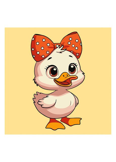 Картина по номерам Уточка 25 х 25 см (QB900-007) qbee (370259099)