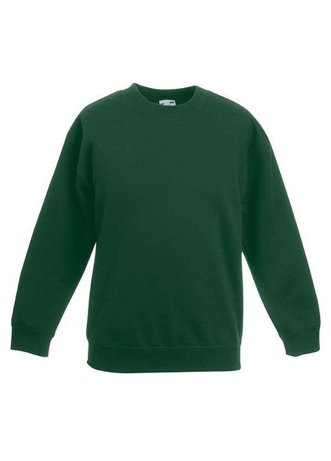 Свитшот детский Premium set-in sweat kids Темно-зеленый (062031038116) Fruit of the Loom (315938320)