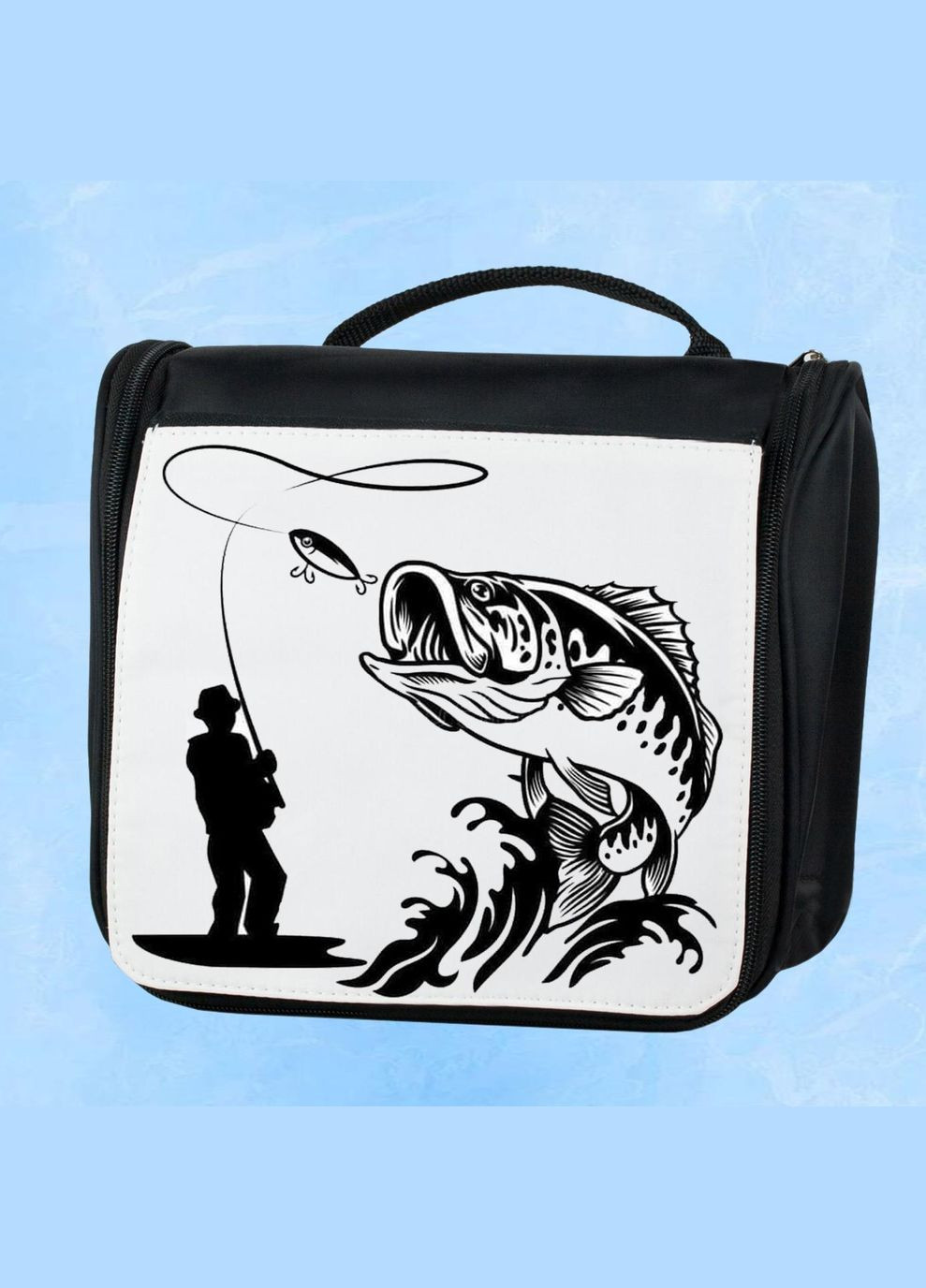 Дорожня сумка - органайзер для косметики несессер Кемпінг #30 Чорна No Brand (318677001)