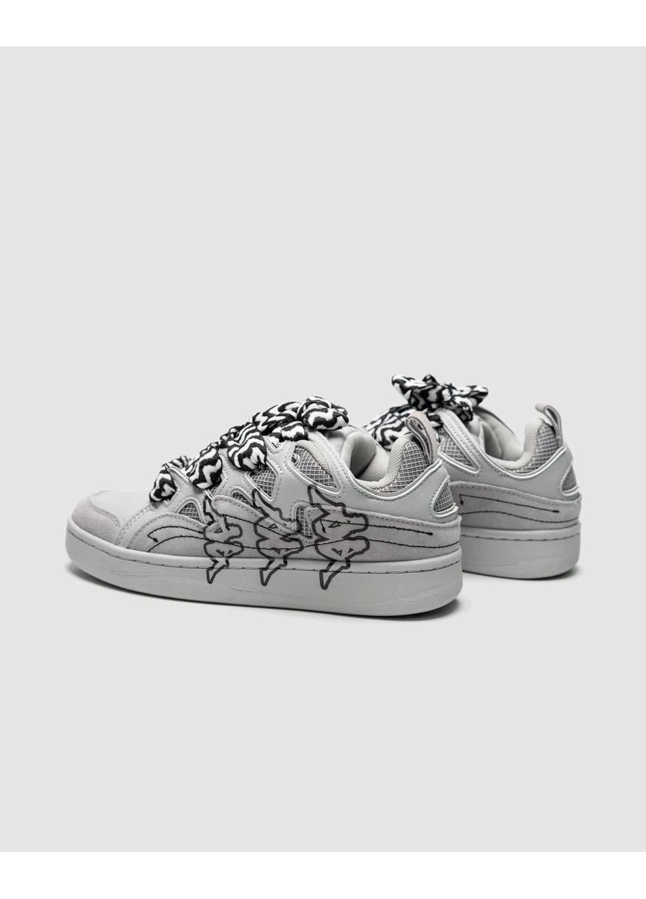 Кросівки жіночі і чоловічі Kappa Fatty Grey Black | Каппа Фетті сірі No Brand сірі демісезони (402665022)