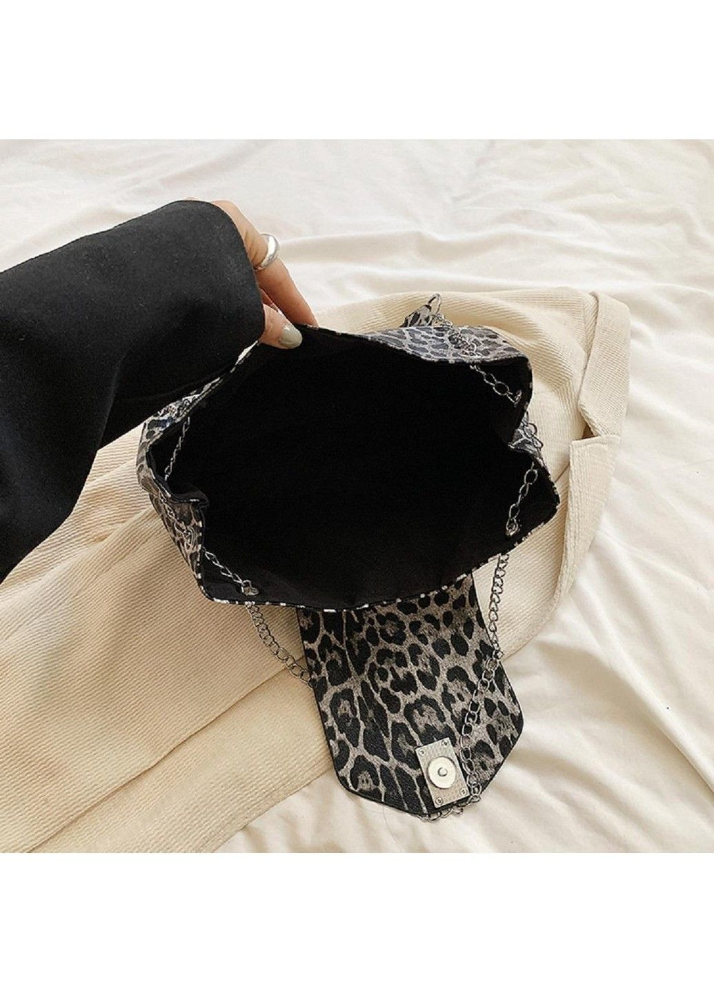 Стильна жіноча сумка з еко-шкіри лео P1-1603LG Lilly (369892872)