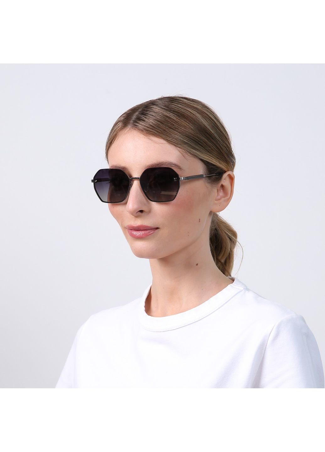 Солнцезащитные очки с поляризацией Фэшн-классика женские LuckyLOOK 727-694 (322792193)