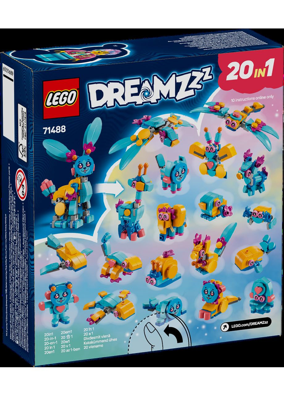 Конструктор Лего Дрімз Пригоди творчих тварин Банчу DREAMZzz 71488 Lego (372012328)
