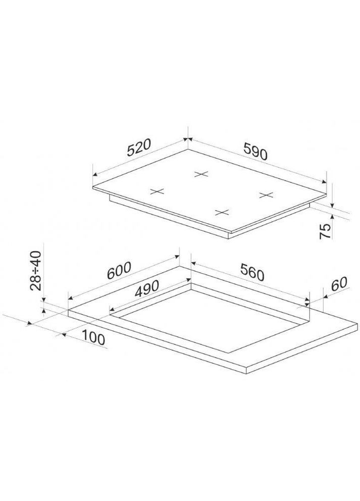 Варочная поверхность газовая BHGS650103 HANSA (332966531)