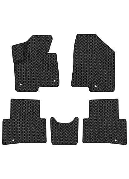 Килимок в салон (HY11914CE5KH5RBB) Evatech Hyundai Santa FE (DM) 5 clips 2012-2017 3 поко (366554042)