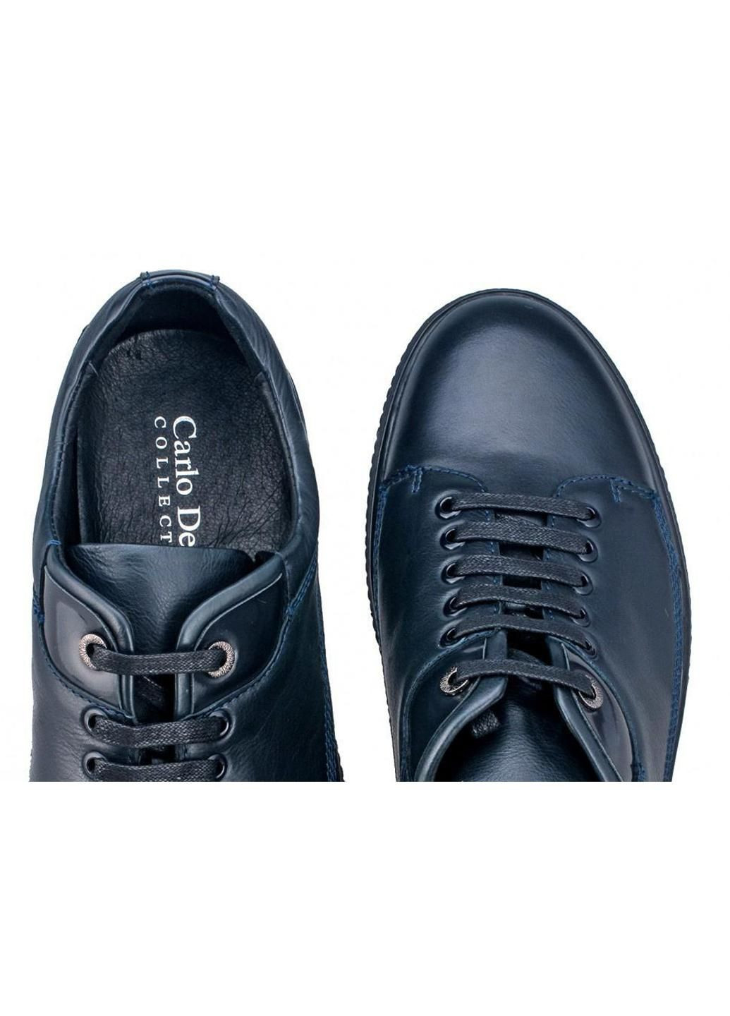 Темно-синие кеды 7173039 42 цвет тёмно-синий Carlo Delari