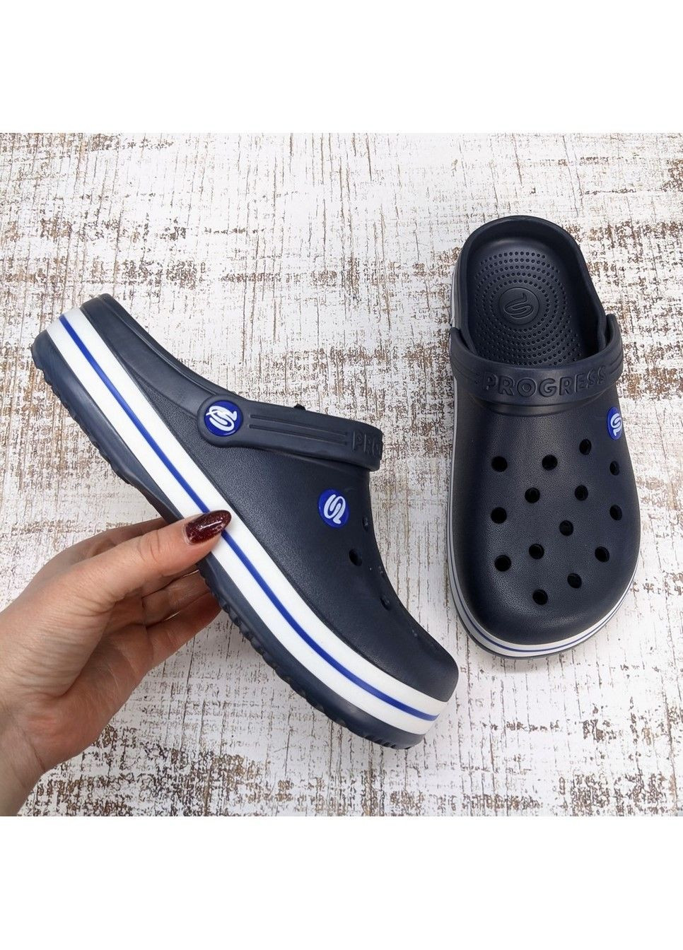 Крокси чоловічі пінка Progress (331606903)