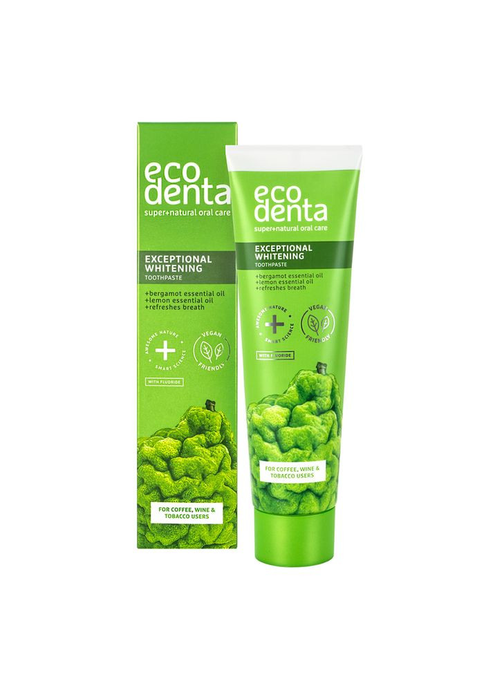 Зубна паста Expert Line Відбілювання з ефірними оліями бергамоту та лимона, 100 мл Ecodenta 4770001337103 (331860501)