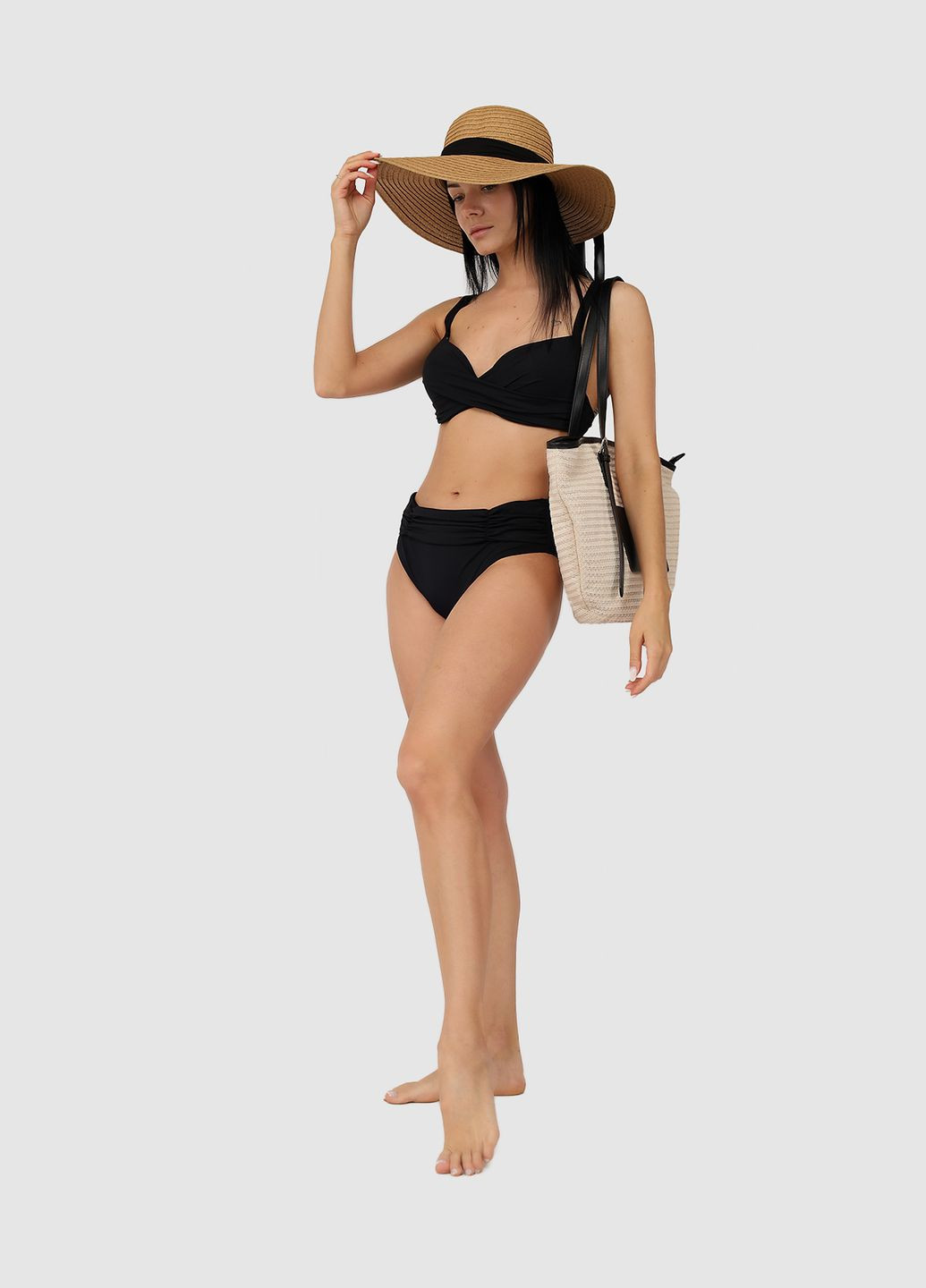 Чорний літній ліф класичний жіночий колір чорний цб-00273027 Julla