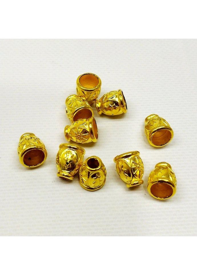 Кінцівка (наконечник) для шнура 5мм, золото Plus-plus (354799118)