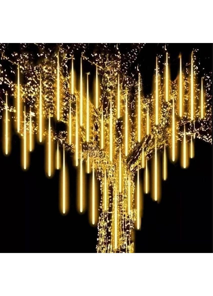 Светодиодные сосульки 50 см LED для украшения фасада белое теплое свечение (2104618855) No Brand (370605068)