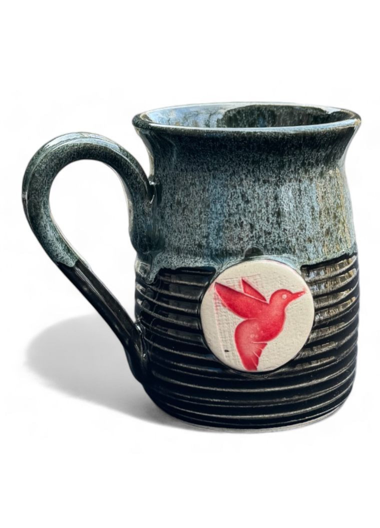 Чашка ручной работы Птичка красная Viking (292565313)