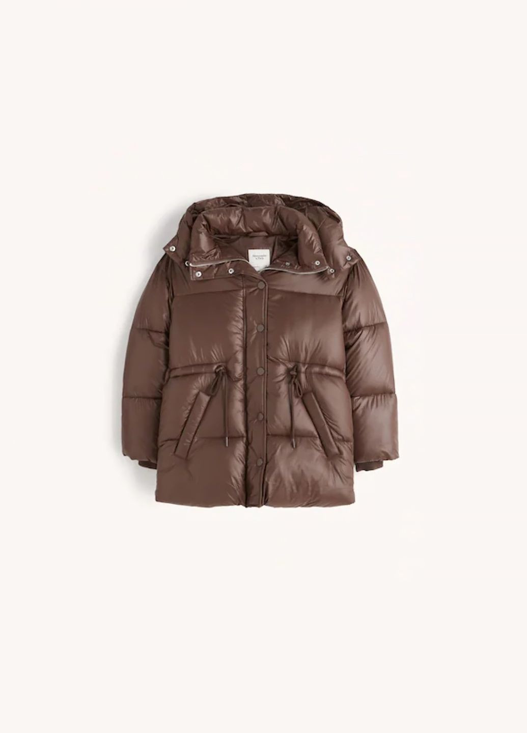 Темно-коричневая демисезонная куртка af9263w Abercrombie & Fitch