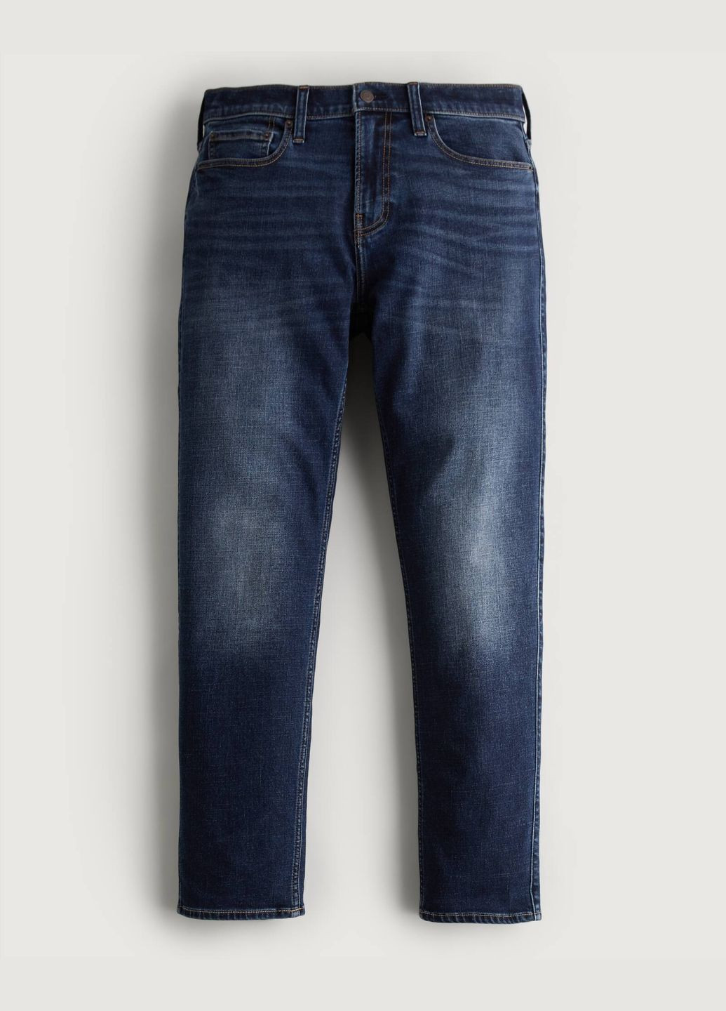 Темно-синие демисезонные джинсы athletic slim hc9635m Hollister